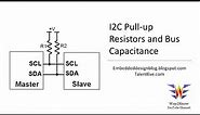 I2C communication || pull up resistor in I2C || I2C Bus Capacitance || I2C Rise and Fall Time