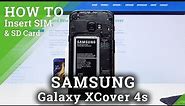 How to Insert SIM & SD Card in SAMSUNG Galaxy Xcover 4s – Find SD & SIM Slot