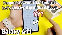 Galaxy A11: Forgot Password, PIN, Pattern? Let's Factory Reset!