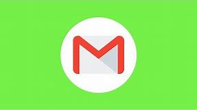 Gmail Logo - Icon Animated | Green Screen | Free Download | 4K 60 FPS !