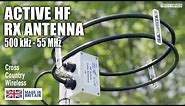 HF Active RX Loop Antenna 500 kHz to 55 MHz Magnetic Loop