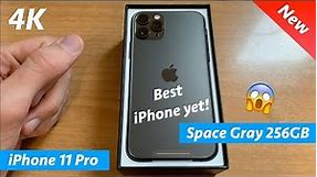iPhone 11 Pro unboxing Space Gray 256GB - First look in 4K