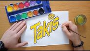 How to draw a Takis logo - Cómo dibujar un logotipo Takis