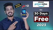 Amazon Prime Video Free Trial 30 days - Prime Video Free for 30 Days in 2024