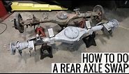 How To Do A Rear Axle Swap - RA24 Toyota Celica Project