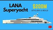 Inside $200M Lana Superyacht | 107m Long yacht |Dive into Benetti Interior & Exterior