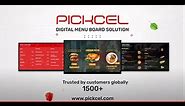 Pickcel Digital Menu Board Software Application for Restaurants, Cafes, Bars and QSRs