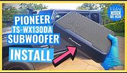 Pioneer TS-WX130DA Compact Slim Active Subwoofer - INSTALL (2/3 Install Series)