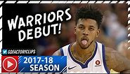 Nick Young Full Highlights vs Rockets (2017.10.17) - 23 Pts, Warriors Debut!