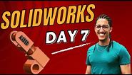 SolidWorks Day 7: Robotic Arm Gripper Design Tutorial