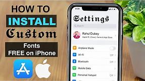 How to ℑ𝔫𝔰𝔱𝔞𝔩𝔩 ℭ𝔲𝔰𝔱𝔬𝔪 𝔉𝔬𝔫𝔱𝔰 on iPhone for Free? (No Jailbreak Needed)