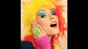 Cyndi Lauper (80's rocker) Costume Make-Up - by kandee | Kandee Johnson