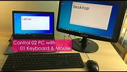 How to control 2 PCs with just 1 mouse and 1 keyboard | Microsoft app