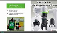 Introduction of FANUC Robot CRX Series compatible gripper