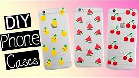 DIY FRUIT PHONE CASES | Pineapple, Watermelon & Cherry