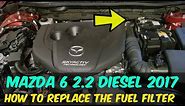 2013--2018 Mazda 6 Fuel Filter Replacement - How To DIY