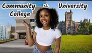 Community College vs. University | What's the difference ? + Tips to transfer!