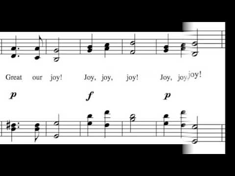 How Great Our Joy - All Parts - Learn How to Sing Hymns
