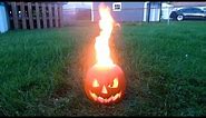 Halloween DIY Tutorial - FLAMING JACK-O-LANTERN