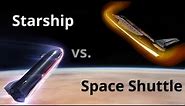 Thermal Protection System - Starship vs. Space Shuttle