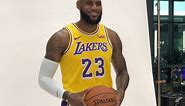 LeBron James' First Lakers Portraits
