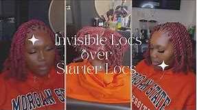 INVISIBLE LOCS OVER STARTER LOCS | BEGINNERS FRIENDLY | J Stylingz