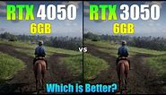 RTX 4050 vs RTX 3050 6GB Laptop : Test in 6 Games - Which is Better?