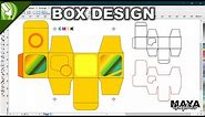 Box designing in coreldraw | Carton packaging design in coreldraw | Color separation in coreldraw