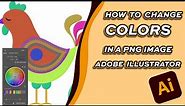 How to Change the Colors of a PNG Image [Adobe Illustrator 2024]