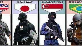 S.W.A.T Police Uniform from Different Countries.