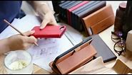 SHIELDON iPhone X Genuine Leather Case