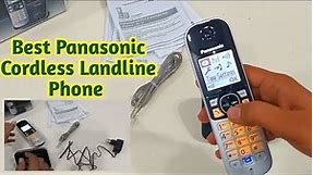 ☎️Panasonic Cordless Phone Unboxing & Review | Panasonic KX-TG6811FXB Cordless Landline Phone india