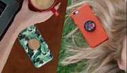 Rose Pink Flower Mandala Floral Cell Phone Grip Stand PopSockets PopGrip: Swappable Grip for Phones & Tablets PopSockets Standard PopGrip