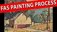 Famous Artists School Step-By-Step Painting Process