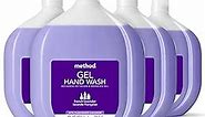 Method Gel Hand Soap Refill, French Lavender, Recyclable Bottle, Biodegradable Formula, 34 oz (Pack of 4)