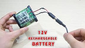 How to make 12V RECHARGEABLE BATTERY pack from 18650 battery