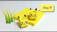 Pikachu Sticky Note - Post-it Note Origami
