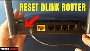 How to Reset Dlink Router to Default Settings