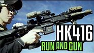 Running and Gunning with the HK416