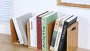 Expandable Desktop Bookshelf,Bamboo Desktop Bookcase,Mini Bookshelf Organizer Tabletop Bookshelf for Office Home Tabletop