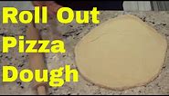 How To Roll Out Pizza Dough For A Thin Crust Pizza-Tutorial