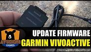 Garmin Vivoactive How to Update Firmware