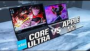 INTEL CORE ULTRA VS APPLE M2 Gaming: Shocked???