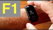 F1 Blood Pressure Reading Smart Bracelet: Unboxing and Review