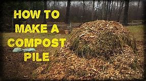 Step #1 How To Build A Compost Pile (18 Day Hot Composting Method)