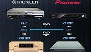 All pioneer DVD/Recorder player series history of the 1996+2015