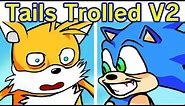 Friday Night Funkin' VS Sonic & Tails Gets Trolled 2.0 by BF & GF Week + Cutscenes (FNF Mod/Hard)