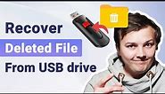 3 Ways to Recover Deleted Files from a USB drive - With/Without Software