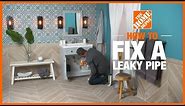 How to Fix a Leaky Pipe | Plumbing | The Home Depot