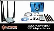 ALFA AC1900 WiFi Adapter1900 Mbps 802.11ac Long-Range Dual Band USB 3.0 Review